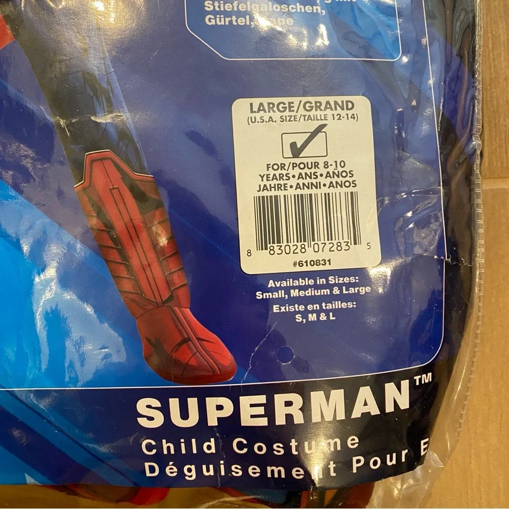 Rubie's DC Superheroes Superman Deluxe Child Costume